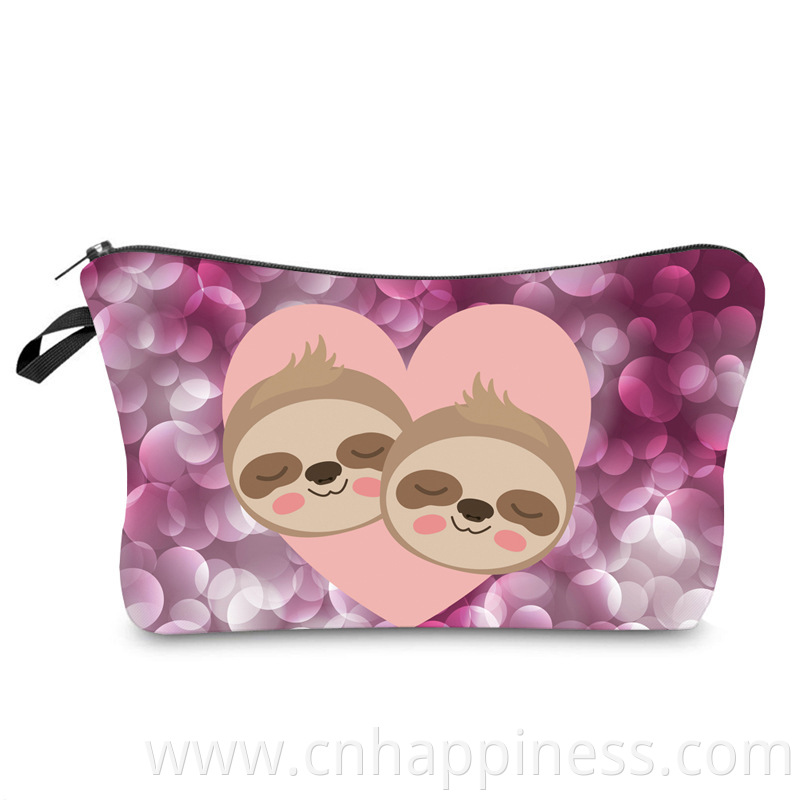 2022 Adorable Roomy Beauty Makeup Bags Travel Waterproof Toiletry Bag Accessories Organizer Gifts Sloth Cosmetic Bag